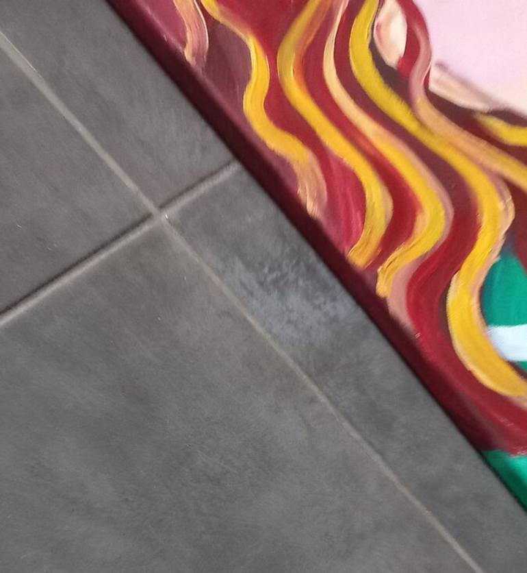 Original Portraiture Beach Painting by Zigou Beni