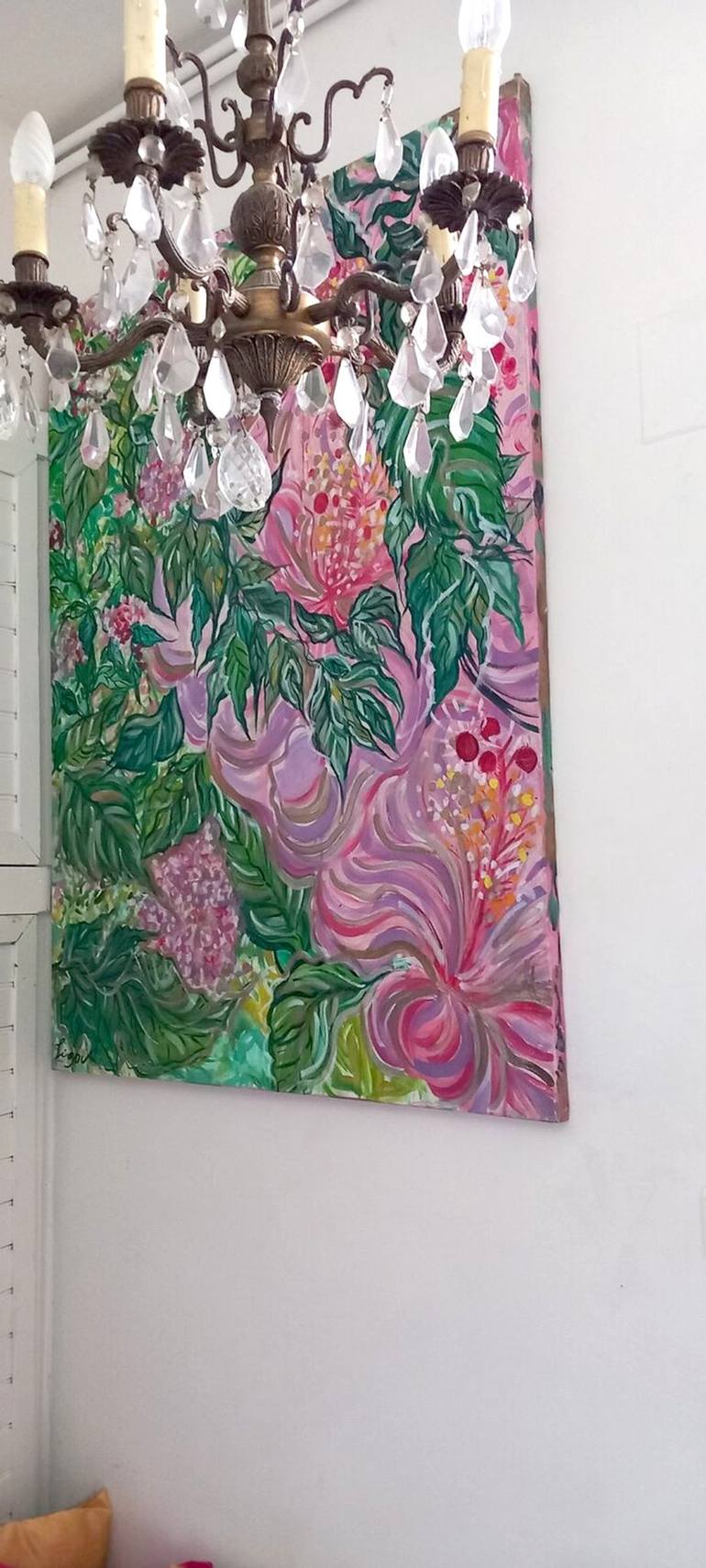 Original Contemporary Floral Painting by zigou beni