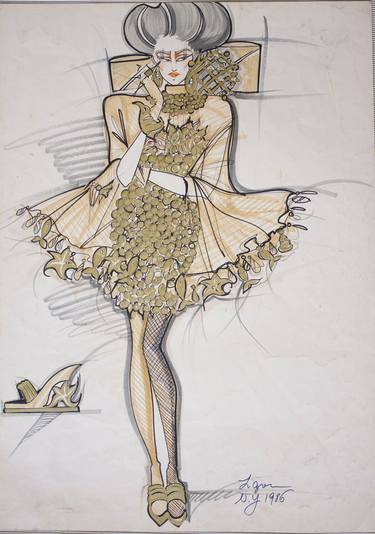 Original Illustration Fashion Drawings by zigou beni