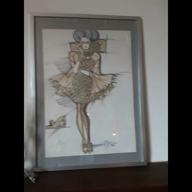 Original Illustration Fashion Drawing by zigou beni