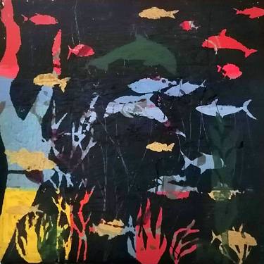 Original Fish Painting by Dariya Afanasyeva