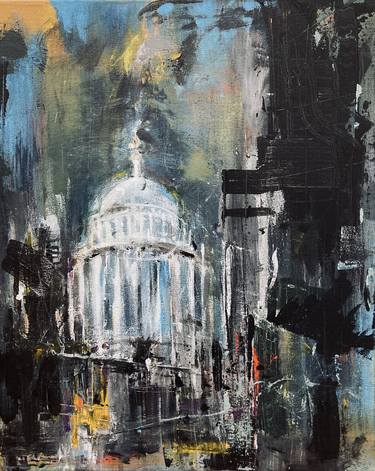Original Abstract Expressionism Architecture Paintings by Neil Whitehead