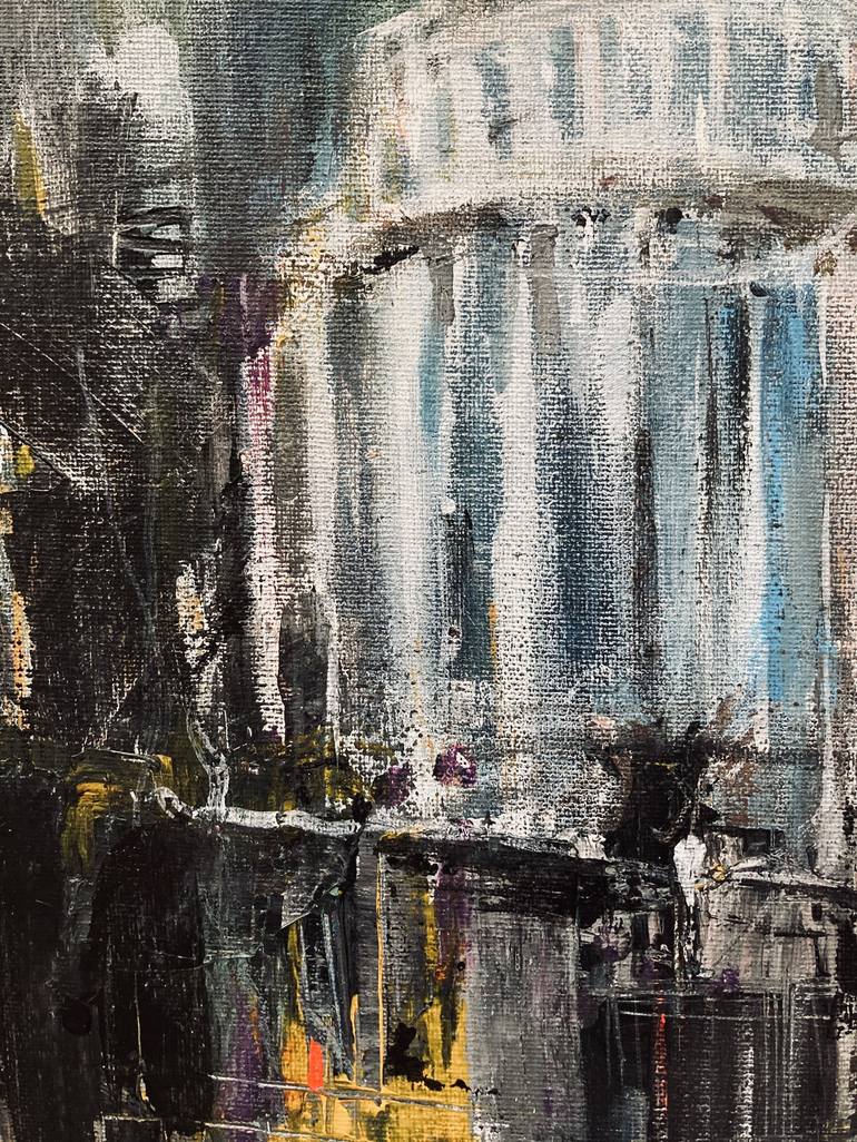 Original Abstract Expressionism Architecture Painting by Neil Whitehead