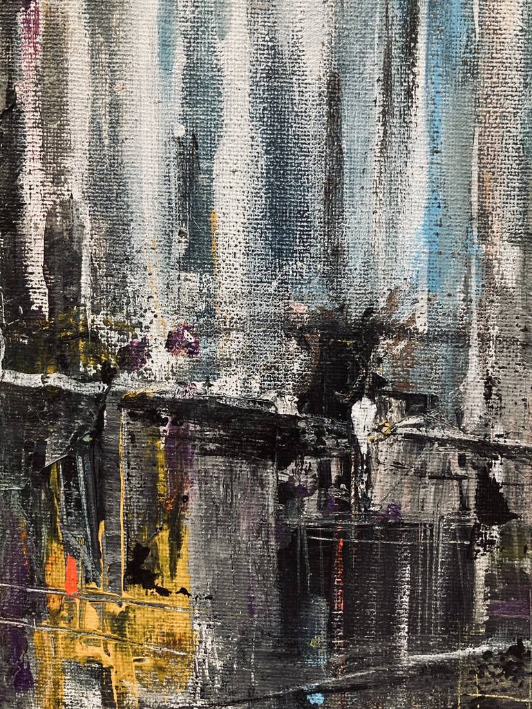 Original Abstract Expressionism Architecture Painting by Neil Whitehead