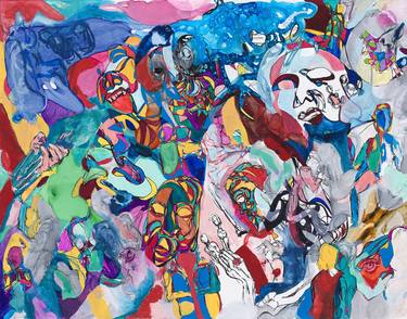 Print of Abstract Expressionism Performing Arts Mixed Media by Kala Cullars
