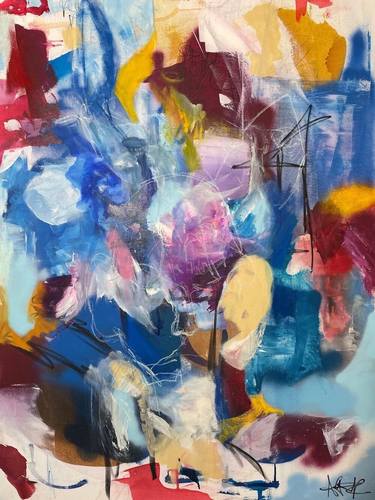 Original Abstract Expressionism Abstract Paintings by Kala Cullars
