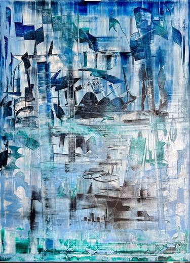 Original Contemporary Abstract Paintings by Kemal Yazici