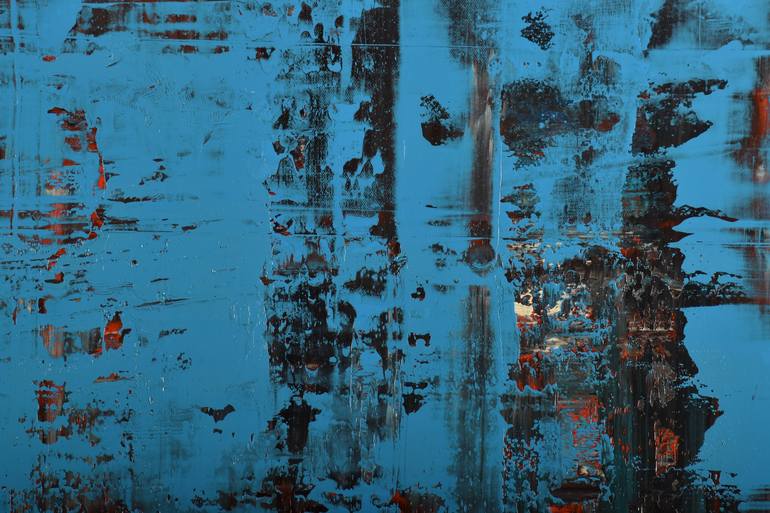 Original Abstract Expressionism Abstract Painting by Kemal Yazici