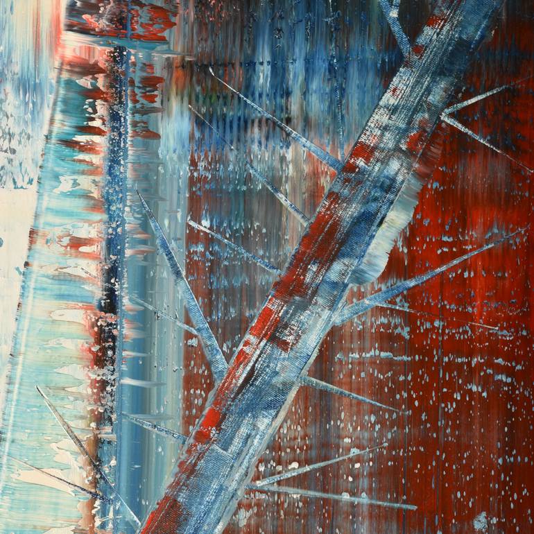 Original Abstract Expressionism Abstract Painting by Kemal Yazici