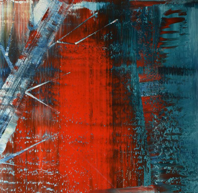 Original Abstract Expressionism Abstract Painting by Kemal Yazici