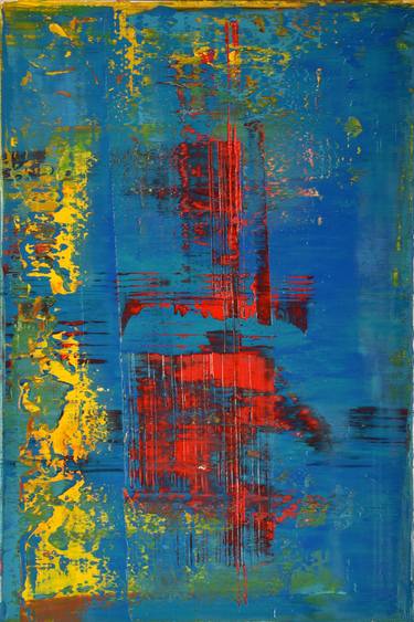 Original Abstract Expressionism Abstract Paintings by Kemal Yazici