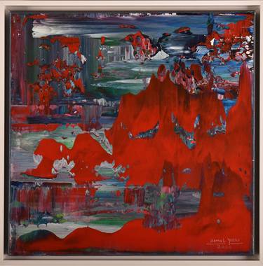 Original Abstract Expressionism Abstract Paintings by Kemal Yazici