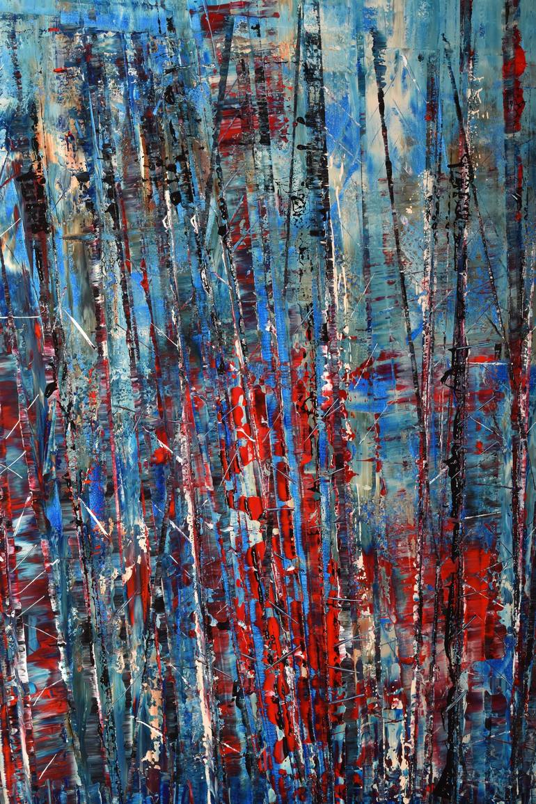 Original Abstract Expressionism Abstract Painting by Kemal Yazici