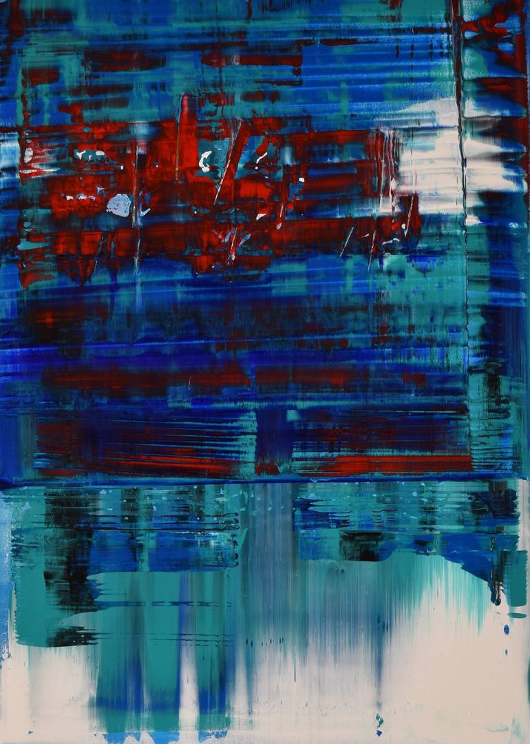 Original Abstract Expressionism Abstract Paintings by Kemal Yazici