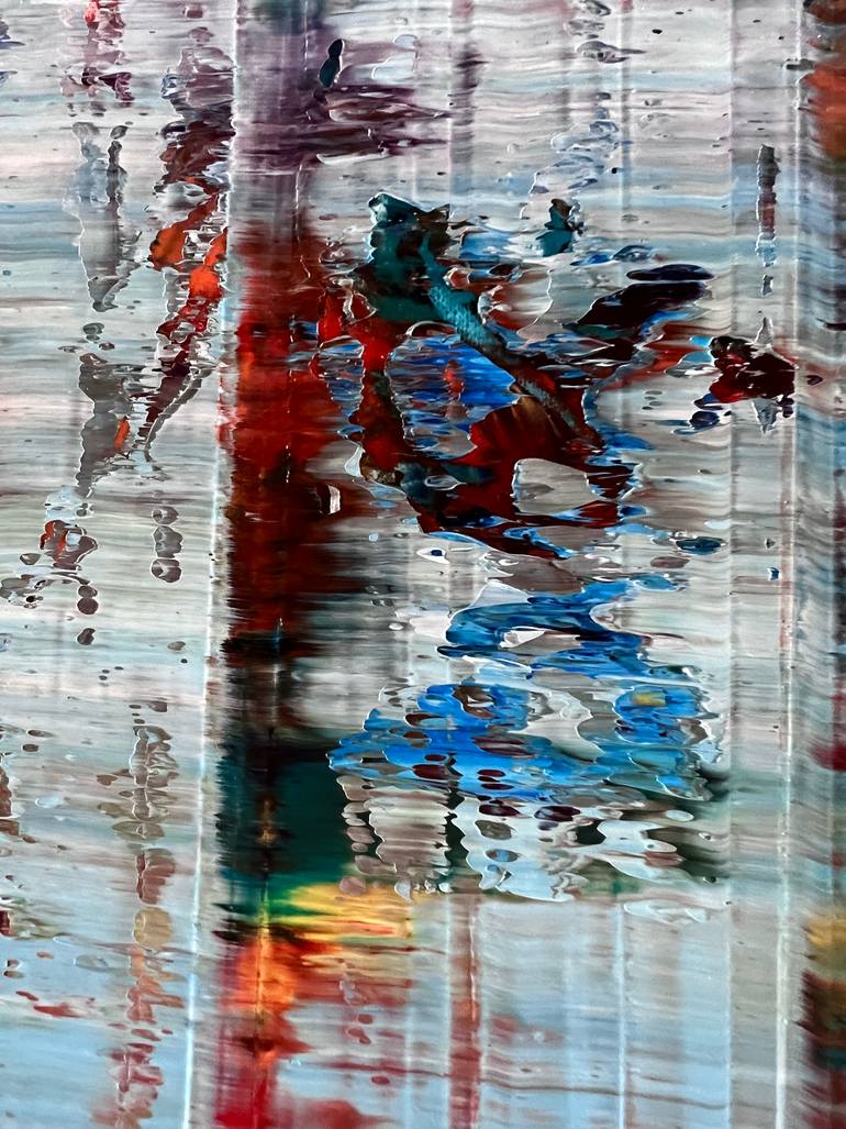 Original Abstract Expressionism Abstract Painting by Kemal Yazici