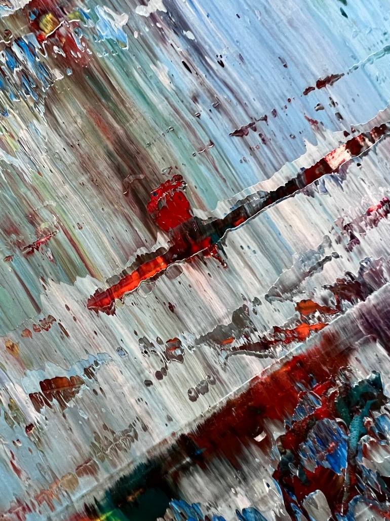 Original Abstract Expressionism Abstract Painting by Kemal Yazici