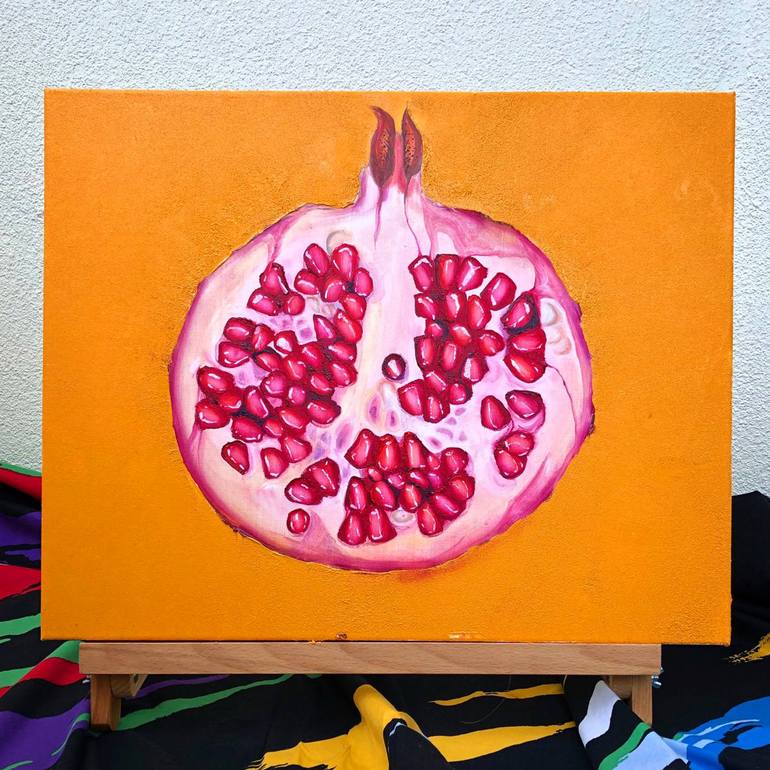 Original Pop Art Food Painting by Ksenia Igolkina