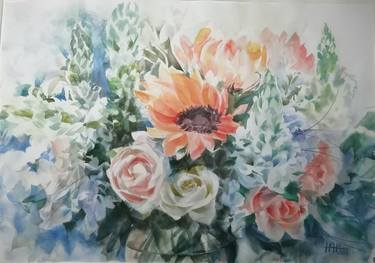 Original Floral Paintings by HELGA Hesse