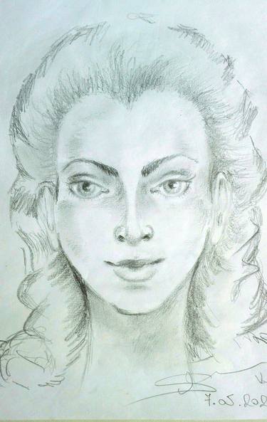 Print of Portrait Drawings by Otilia Stroie