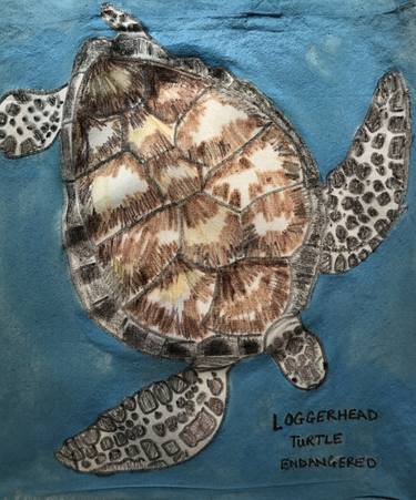 Loggerhead Turtle Statement Bag thumb