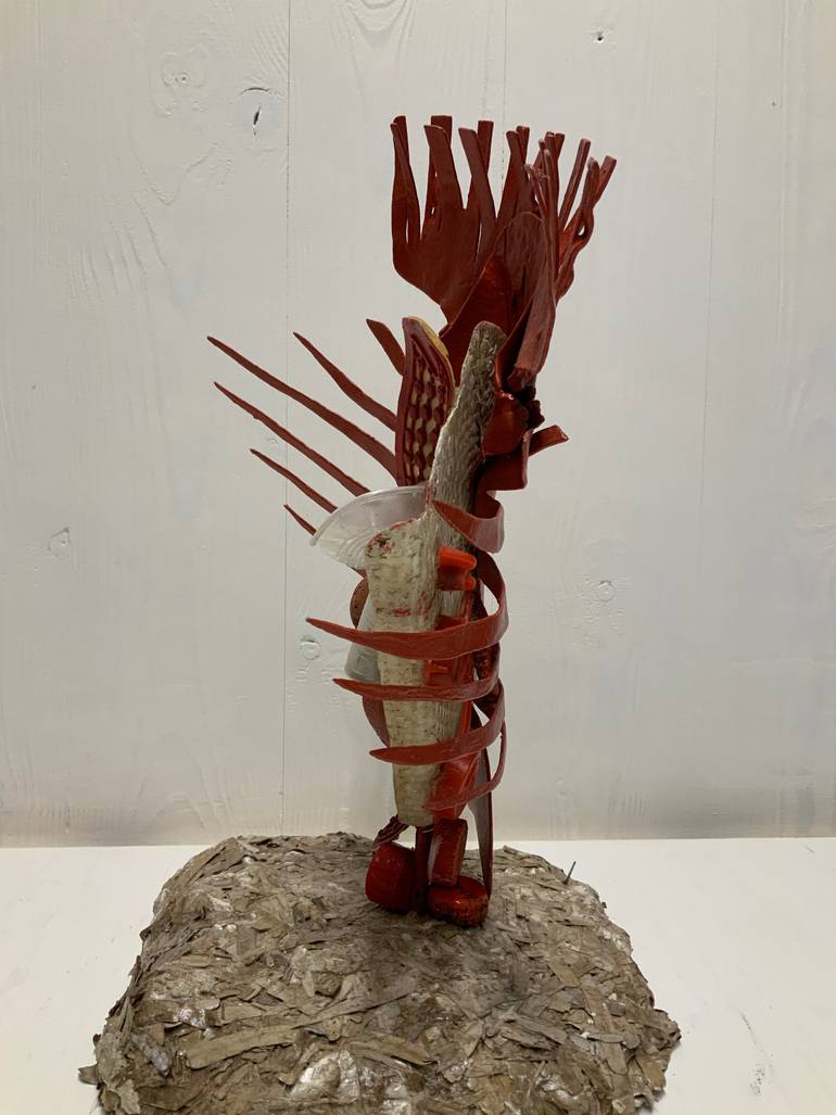 Original Abstract Expressionism Animal Sculpture by Luigi Pirastu