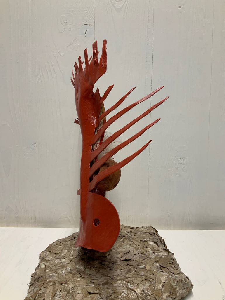 Original Abstract Expressionism Animal Sculpture by Luigi Pirastu