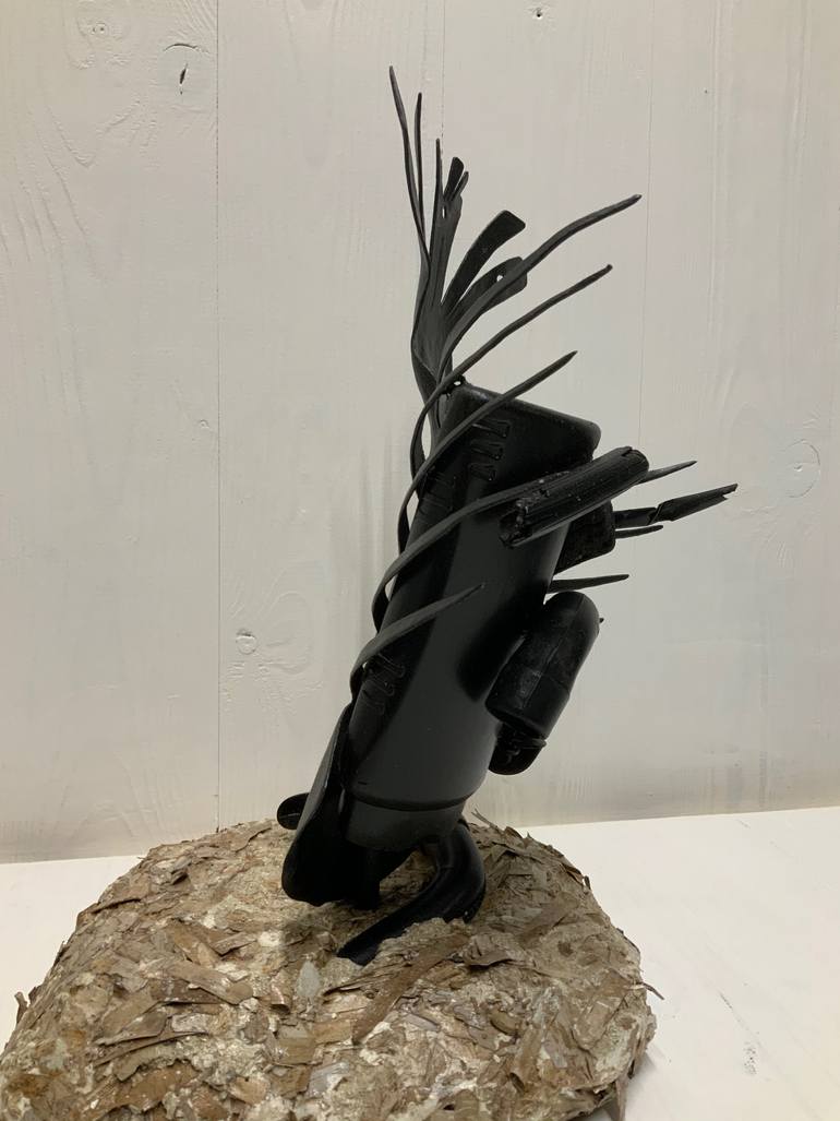 Original Abstract Expressionism Animal Sculpture by Luigi Pirastu