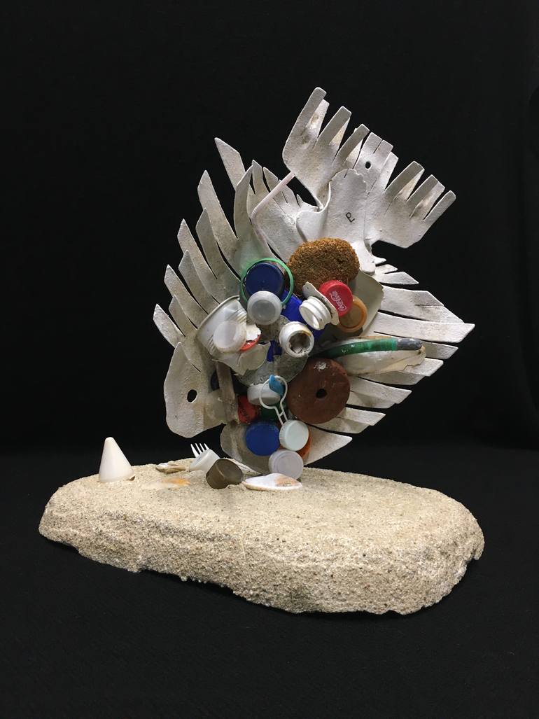Original Abstract Expressionism Animal Sculpture by Luigi Pirastu