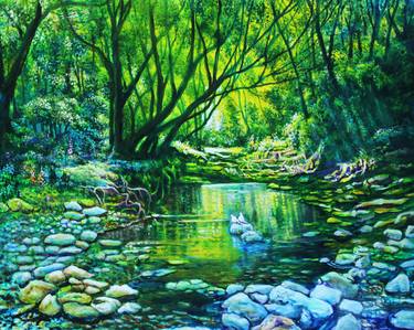 Original Impressionism Landscape Paintings by Lawrence Lynn