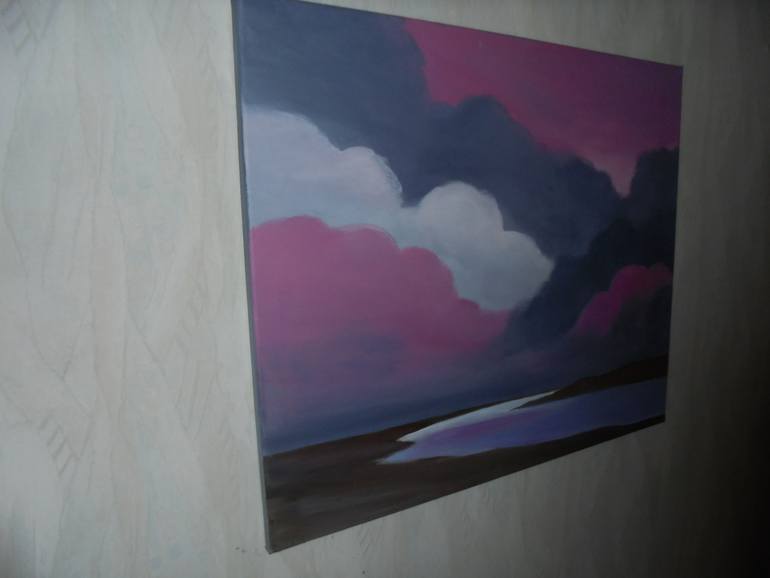 Original Abstract Seascape Painting by Steve Hawthorn