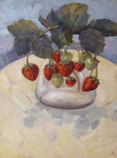 Print of Impressionism Food & Drink Paintings by Angelia Lasnaia