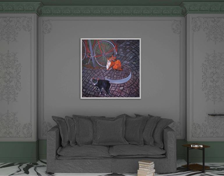Original Figurative Animal Painting by Svetlana Catif-Filonova