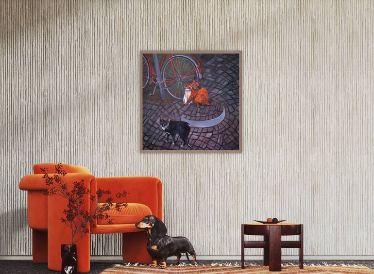 Original Figurative Animal Painting by Svetlana Catif-Filonova