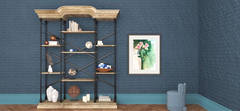 Original Art Nouveau Botanic Painting by Svetlana Catif-Filonova