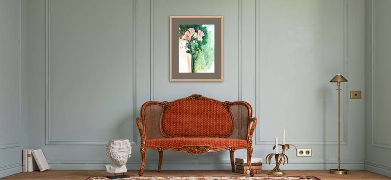 Original Art Nouveau Botanic Painting by Svetlana Catif-Filonova