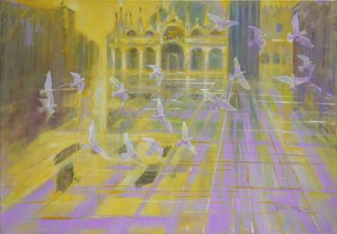 Original Figurative Architecture Paintings by Svetlana Catif-Filonova