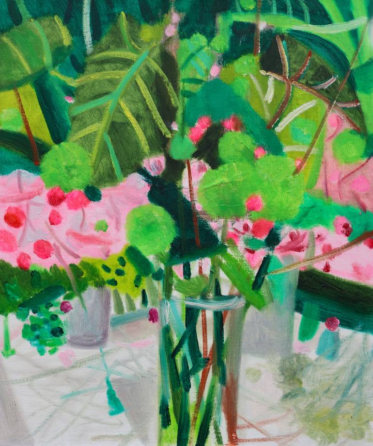 Original Contemporary Botanic Drawings by Du Huaxian
