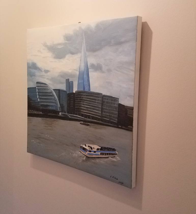 Original Modernism Cities Painting by Erich Palka