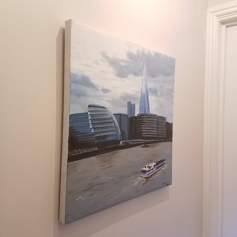 Original Modernism Cities Painting by Erich Palka