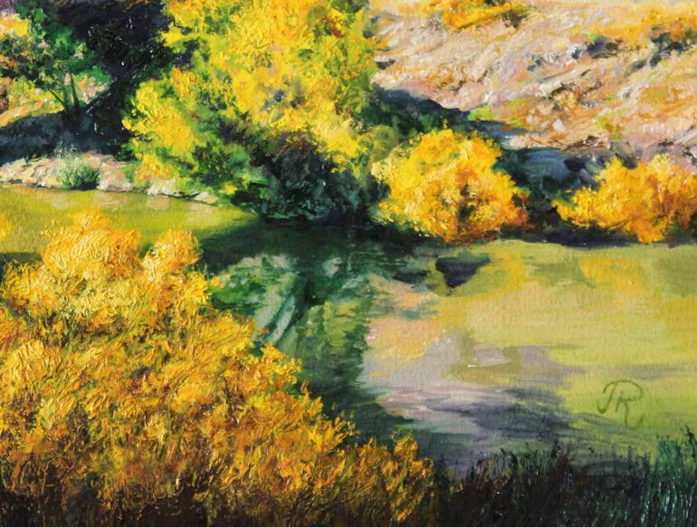 Original Impressionism Landscape Painting by Javier Ramos Julián