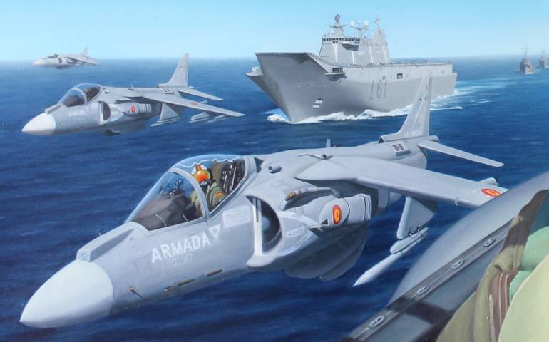 Original Photorealism Transportation Painting by Javier Ramos Julián