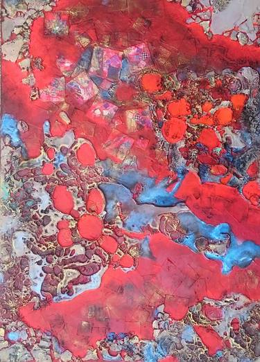 Original Expressionism Abstract Paintings by Lynda R Stevens