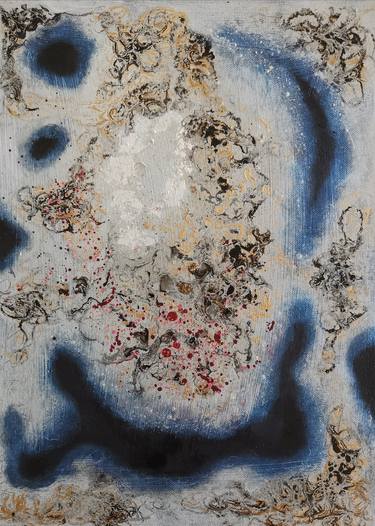 Original Abstract Expressionism Aerial Paintings by Lynda R Stevens