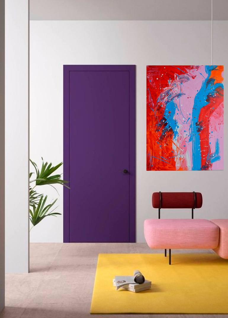 Original Modernism Abstract Painting by Anastasiia Korolova