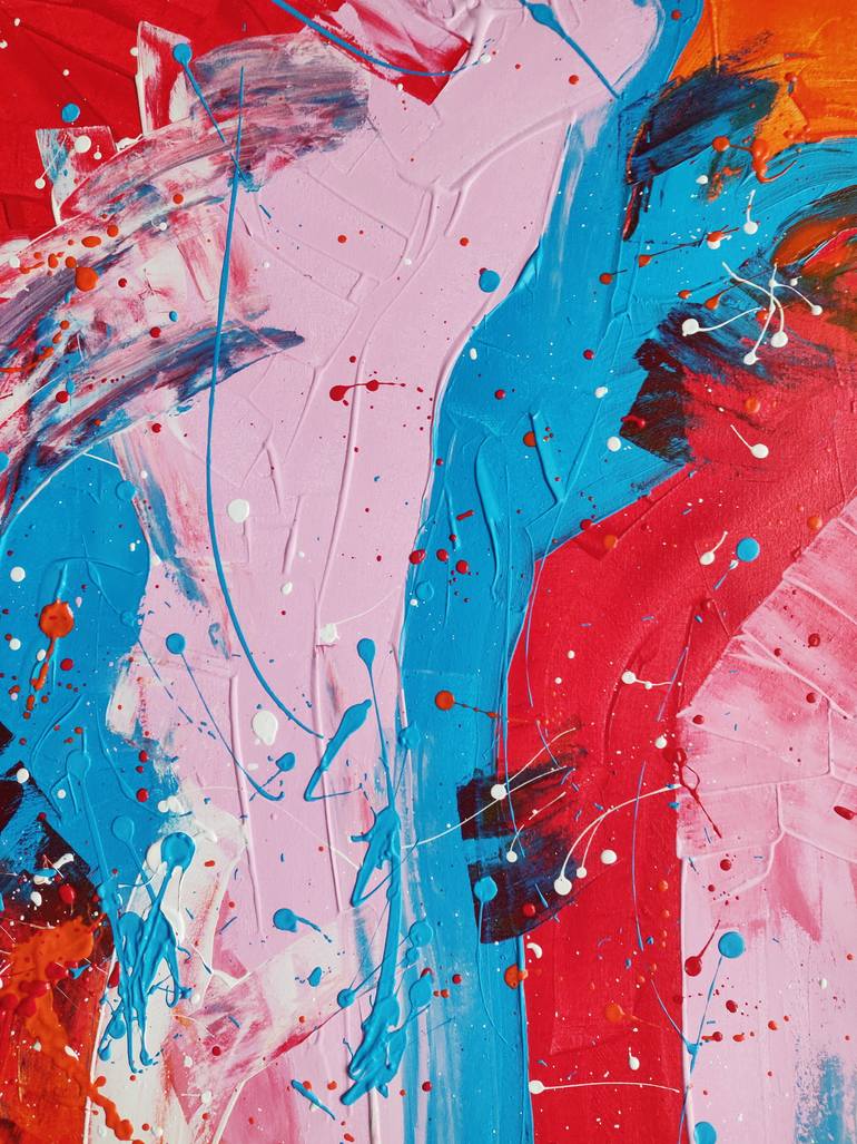 Original Modernism Abstract Painting by Anastasiia Korolova