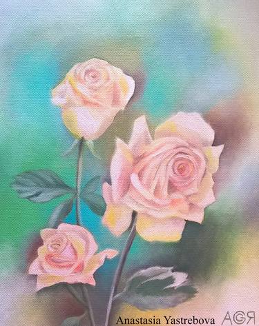 Original Realism Floral Paintings by Bryan Garcia