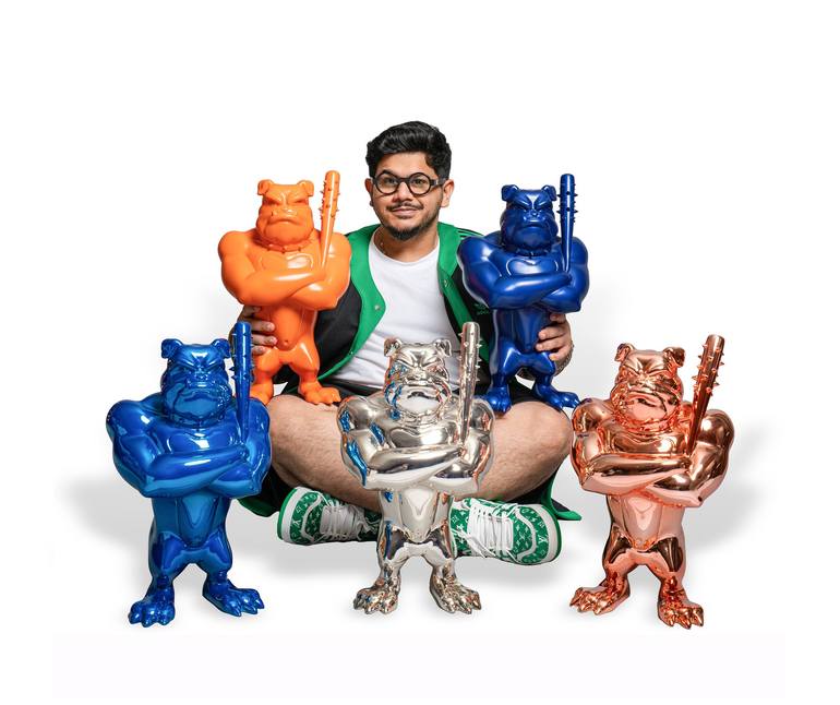 Original Pop Art Animal Sculpture by Sanuj Birla