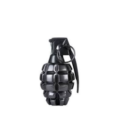 pop Grenade sculpture- carbon fibre finish thumb