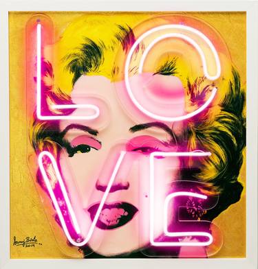 NEON LOVE- PINK MONROE / WARHOL thumb