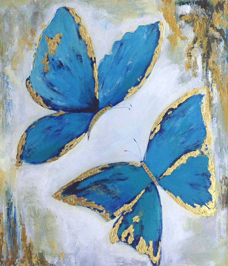 Butterflies Painting by Evgeny Timofeev | Saatchi Art